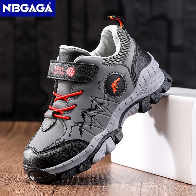 Children's Fashion Hiking Boots Boys' Sport Running Sneake Anti-Collision Non-Slip Athletic Outdoor Trekking Shoes