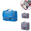 Travel Toiletry Organizer With Waterproof Dry Wet Separation For Home And Vacation Use