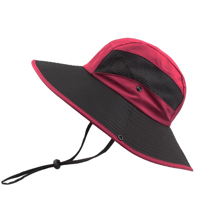 Outdoor Hat Breathable Milliner Sunshade Couple Bucket Hat Foldable Sun Hat Travel Mountaineering Travel Sun Hat