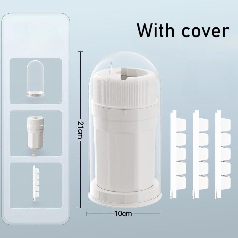 Ice Twister 30 Grids Square Reusable Ice Cube Mold Ice Tray with Rotatable Cup and Dust Cover for Drink, Juice, Whiskey