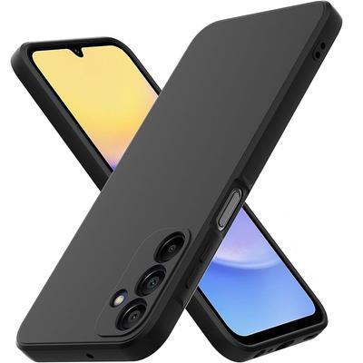 Ultracienkie Matowe Miękkie Silikonowe Etui Dla Samsunga Galaxy S25 S24 S23 S22 S21 FE Plus Ultra A06 A16 A26 A36 A56 Czarne Etui Fundas