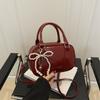 Neue Sommer Mode Einfache Damen Quadratische Tasche Perlen Schleife Umhängetasche Crossbody Tasche