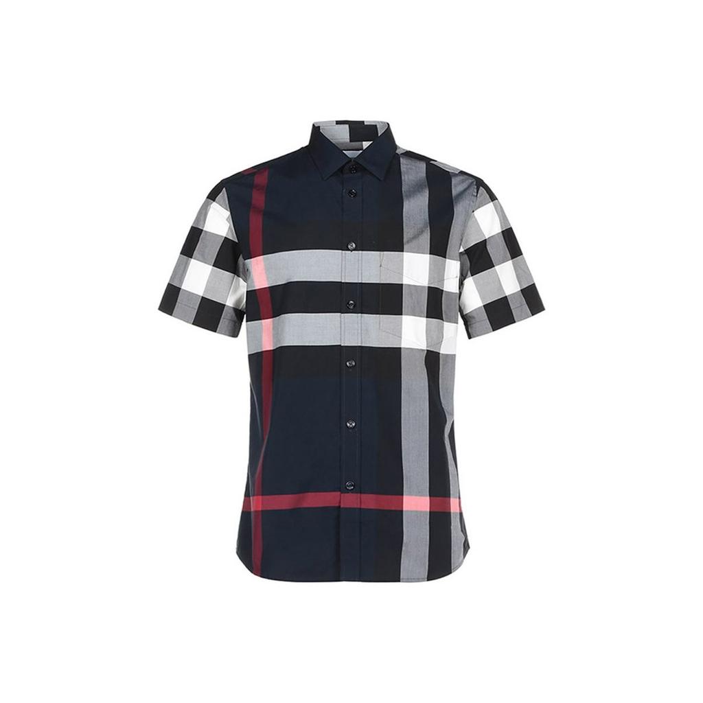 Burberry Shirt Men's Marine Blue 80208551