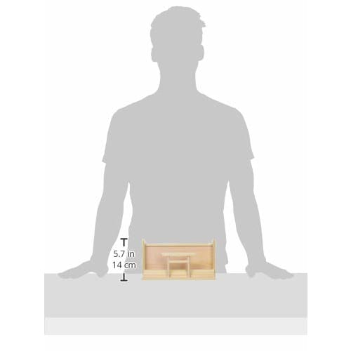 Kamidana No Sato Simple Shinto Shrine with Torii Gate, Omida-fuda Display, Omida-fuda Stand, Omida-fuda Holder, and Shuincho-stand -