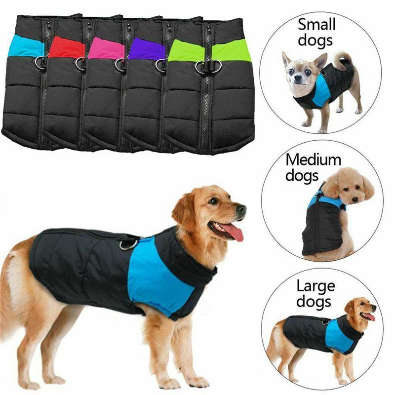 Pet Clothing Apparel Vest Winter Down Coat Jacket Dog Puppy Warm Large Clothes