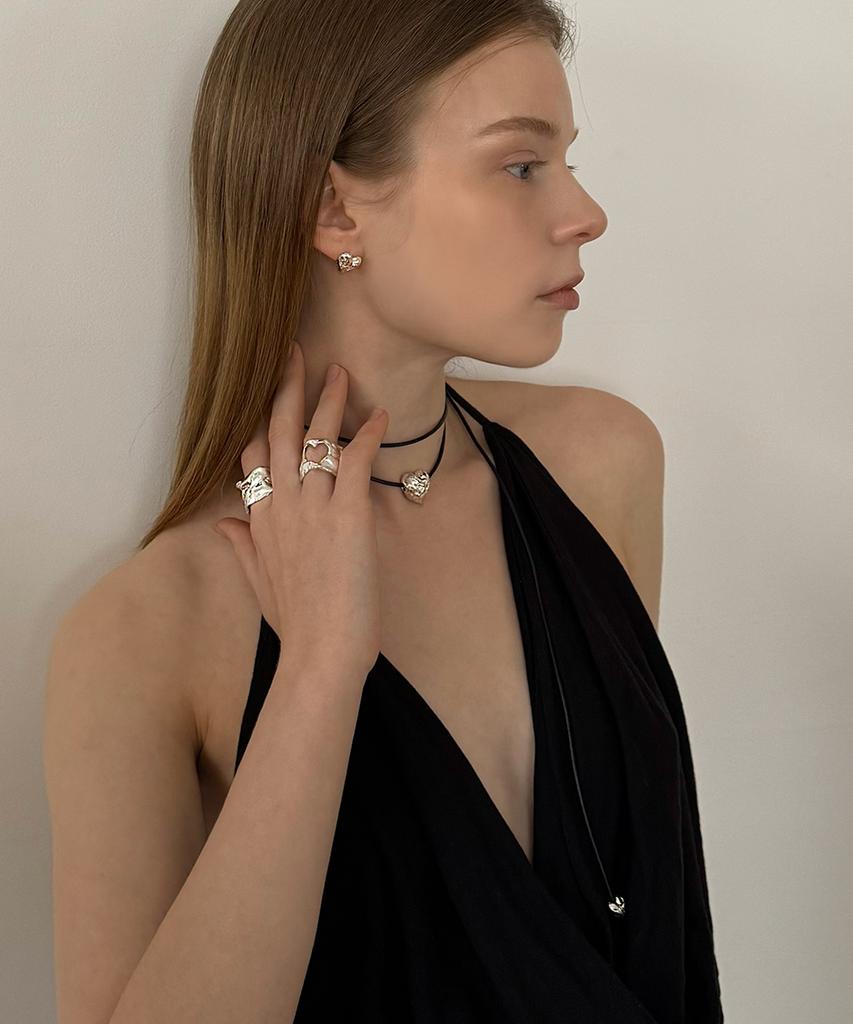 Manig Heart To Love Forever Earrings (Sv)