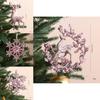 Christmas Acrylic Snowflake Ornaments For Holiday Decor With Glitter Finish For Festive Windows