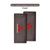 1/2pcs Leather Car Roof Armrest Pull Protection Cover Gloves Door Handle For Mitsubishi Outlander Lancer Cross Colt Xpander WM1