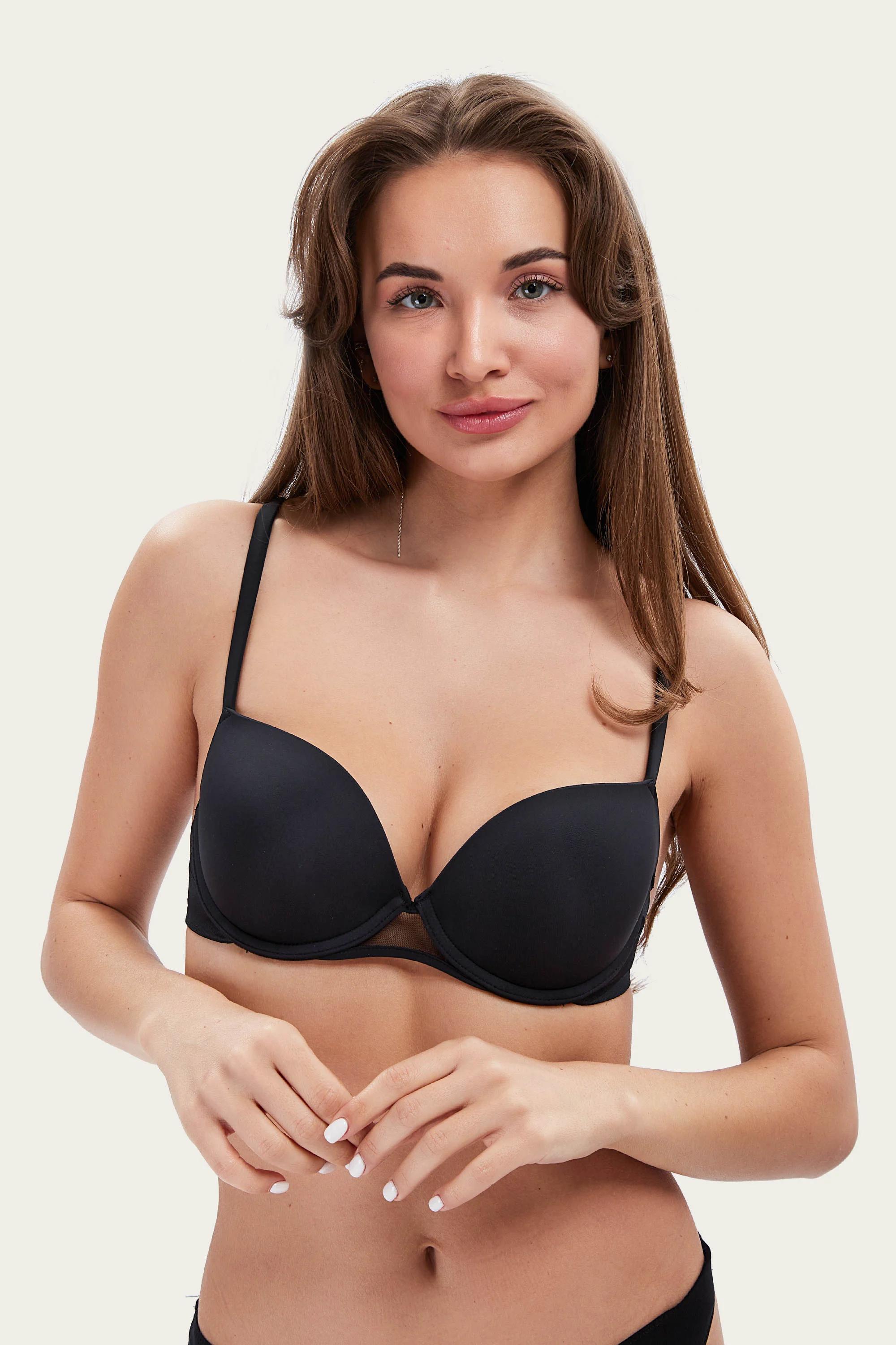 

Бюстгальтер push-up Lormar (72351) 85B прозорий колір чорний