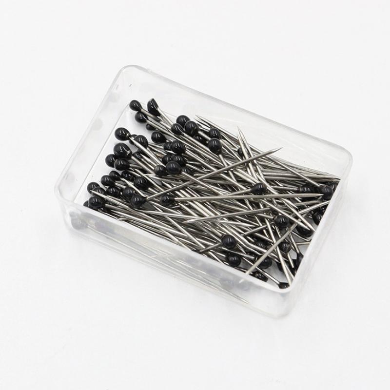 100Pcs 38Mm Sewing Pins Plastic Ball Multicolor Head Pins Straight Quilting Heads Pins Diy Crafts Sewing Fabric