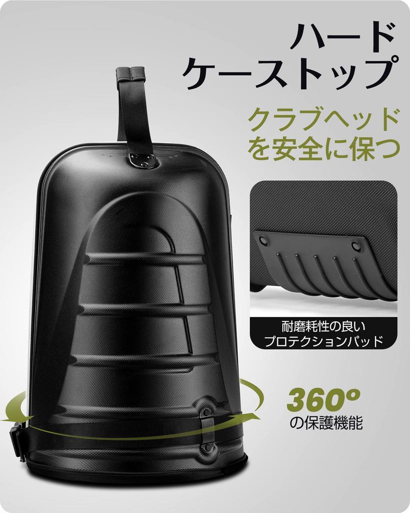 Golf Bag Cover Shell Compatible with Up To Inch 48 Inch OUTDOORMASTER Sturdy Lightweight Golf Travel Cover Caddy Bag Golf Bag Cover Lightweight Wheel