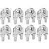 8pcs 3/8 Inch M10 Stainless Steel Wire Rope Cable Clip Clamp U Bolt Saddle Fastener