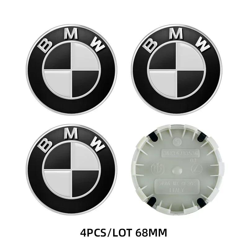 68 MM Kołpaki Piasty Kół Samochodowych Pokrywy Środkowe Piast Opon Dekoracja Do BMW E36 E39 E46 E60 E90 E90 F01 F10 F30 G20 G21 G30 G11 X5 X3