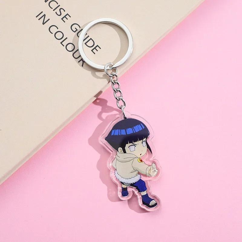 Naruto anime peripherals acrylic keychains toys cartoon schoolbags adorable plus exquisite tiny keychains present