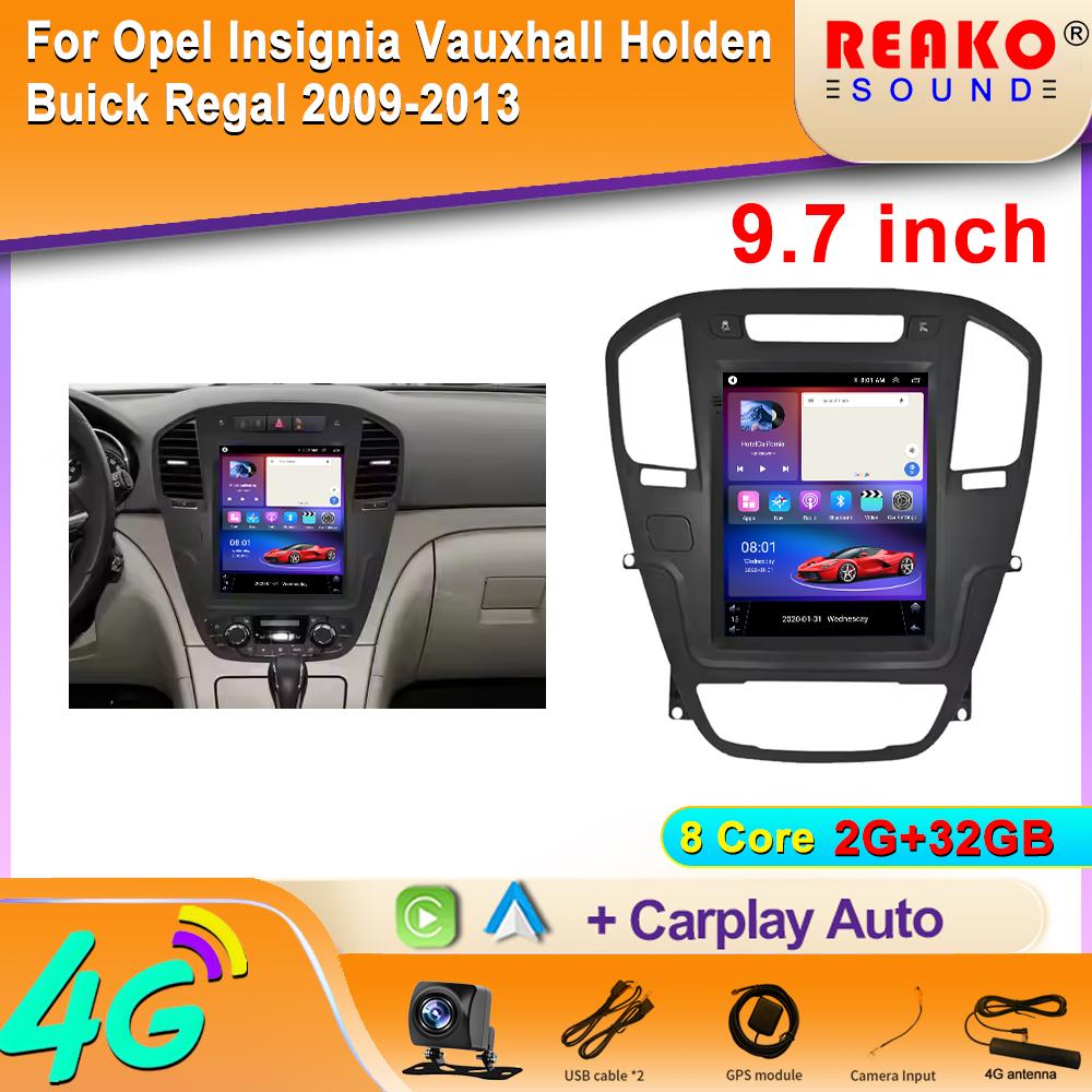 Für Tesla Android Autoradio Stereoanlage Für Opel Insignia Vauxhall Holden Buick Regal 2009-2013 Carplay BT Auto-Multimedia-Player
