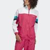 adidas Originals Trefoil Tech TT Color Block Trainingsjacke Damenjacken Magenta GC8784