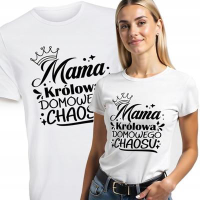 Geschenk zum Muttertag Geburtstag Mama Königin des Chaos Taillierte Baumwolle