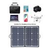 40W Solar Panel Outdoor Power Storage for Cell Phones Foldable IP67 Waterproof Rating With Carrying Handle and Support Bracket