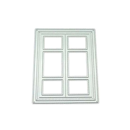 

Оконные металлические режущие штампы DIY записки бумажные карты фото ремесло трафарет плесень серебряный