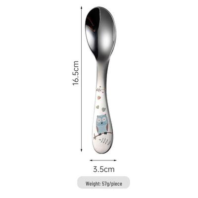Cute Kids' 304 Stainless Steel Cutlery Set