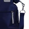 Sac à bandoulière pour femme, multi-poches, grande capacité, fermeture éclair, sangle réglable, sac en nylon bleu