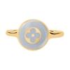 Resin, Gold Plated Metal Rings Women's Gray MA001-