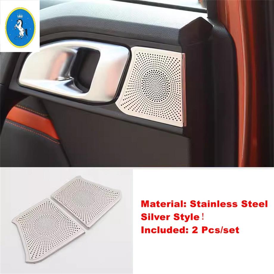 Silver Car Pillar A Speaker / Handle Bowl Horn / Roof Reading Light Lamp Panel Accessories Cover Trim For Haval Dargo