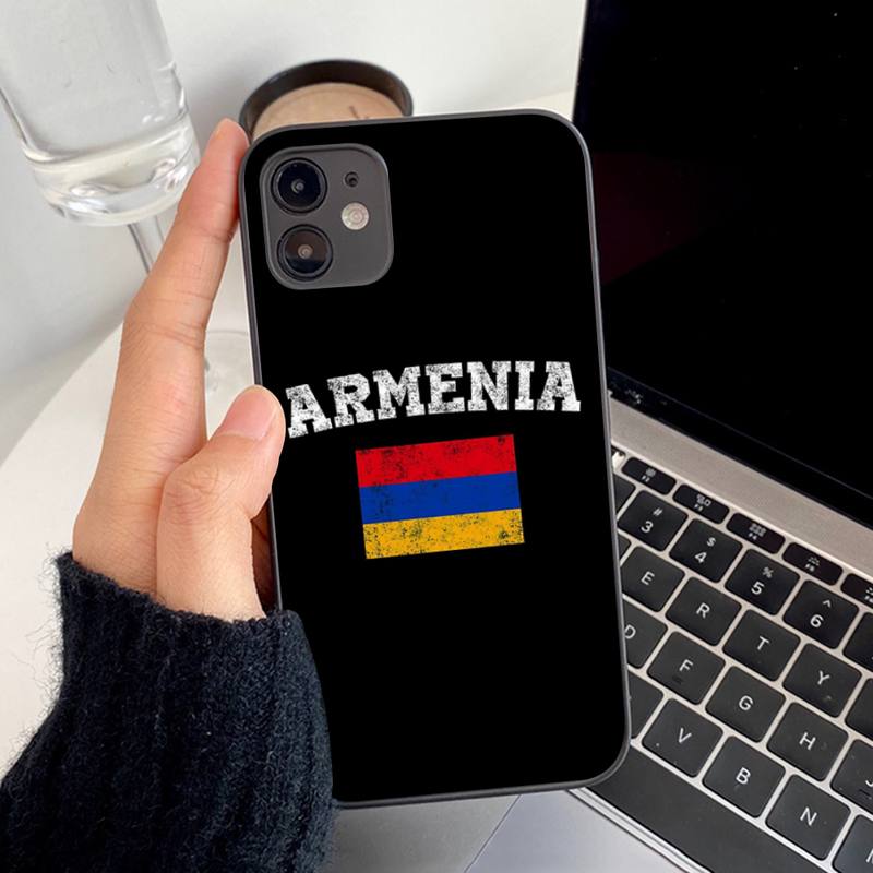 Armenia Armenians Flag Phone Case for Iphone 13 8 7 6S Plus X 5S SE 2020 XR 11 12 Mini Pro XS MAX