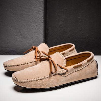 Fashion British Style Casual Leather Men Office Shoes High Quality Soft Bottom Walking Loafers Designer Breathable Slip On Driving Shoes