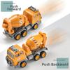 Plastic Kids Classic Simulation Car Yellow Excavator Model Tractor Toy  Children Gift