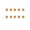 10PCS Modulus 0.2 Mini Brass Spur Gear 10T 12T 15T 20T 30T 40T Pinion Hole Dia.0.8/1/2mm Gears DIY RC Car Motor Shaft Connector