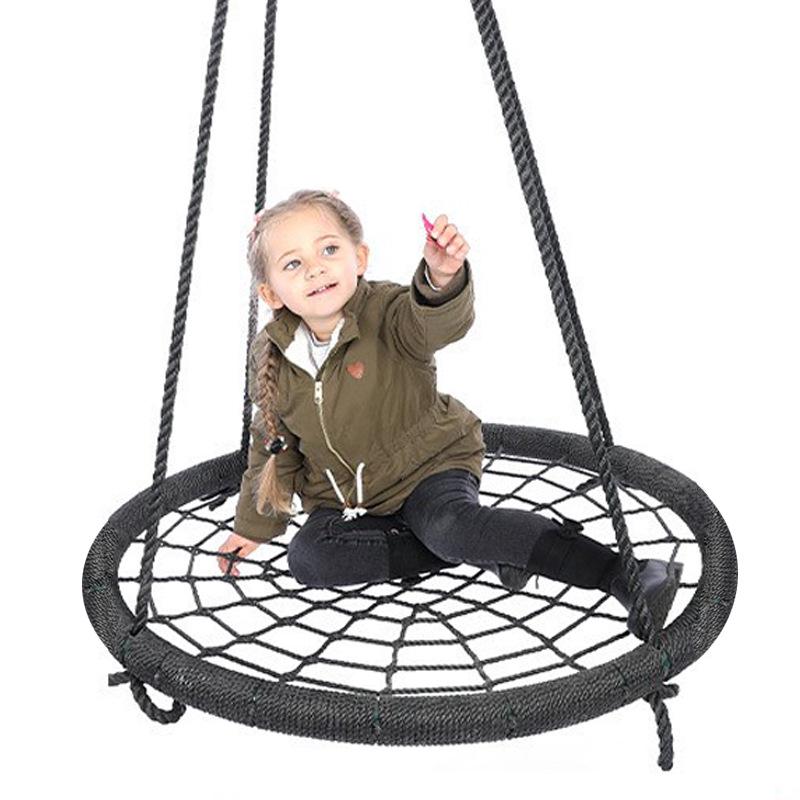 Children s Indoor/Outdoor Swing Set: Disc Baby Swing, Hammock, Bird s Nest Chair & Playground Equipment No Size