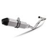 Stainless Steel Front Mid-Section Exhaust Pipe for Raptor 700 R SE Modification
