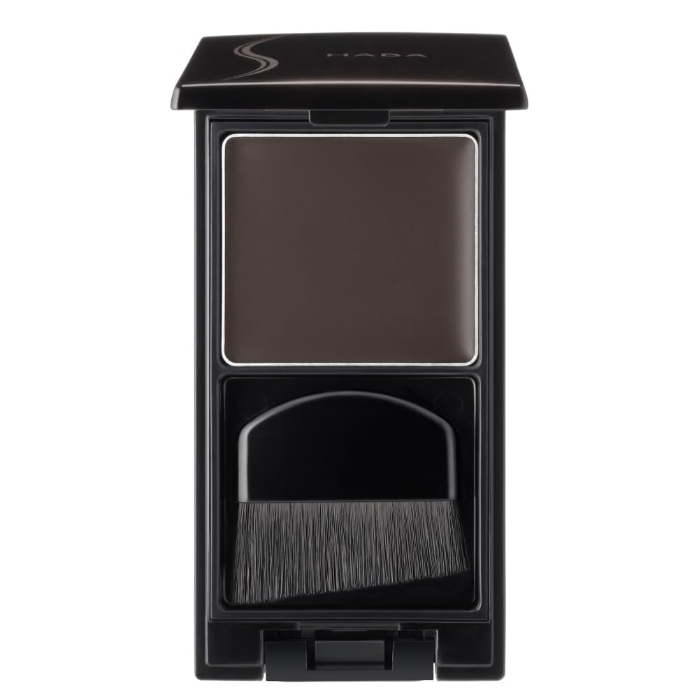 HABA Gray Hair Cover Dark Foundation, Brown, 4.6g