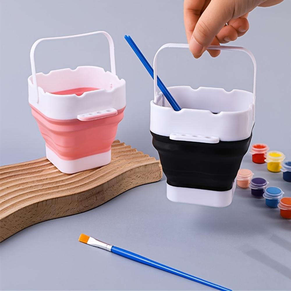1 Mini Foldable Paint-Mixing Bucket, Small Size: Colorful, Portable, Handheld Bucket for Art Students and Sketching
