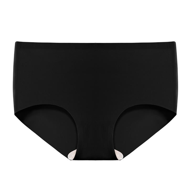 7A Mulberry Silk Women's Mid-Waist Seamless Briefs with Antibacterial Crotch and Butt Lifting Design