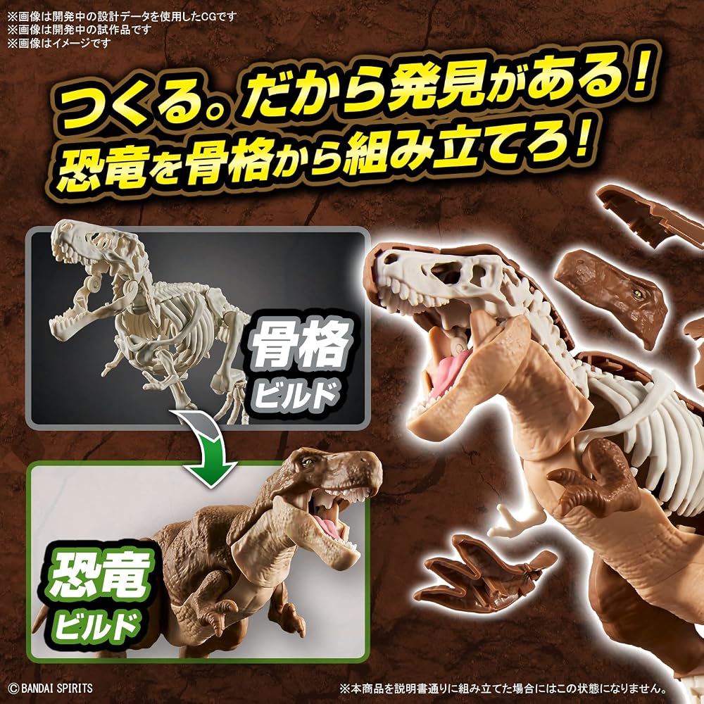 BANDAI SPIRITS (Bandai Spirits) Planosaurus Tyrannosaurus Color Coded Plastic Model
