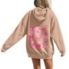 Women's Long Sleeve Letter Print Hoodie Sweatshirt Casual Pullover