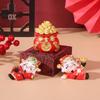 Neujahrs-Wohlstandsanziehungs-Harz-Ornament: Festliche Glückstüte mit glücksbringenden Perlen - Perfektes Frühlingsfest-Geschenk