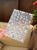 3D Embossed Christmas Wreath And Bell Nail Art Stickers Festive DIY Manicure Decorations Adhesive Nail Accessories