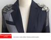Gold Tassel Metal Shoulder Badge: Retro Punk Armband Jewelry