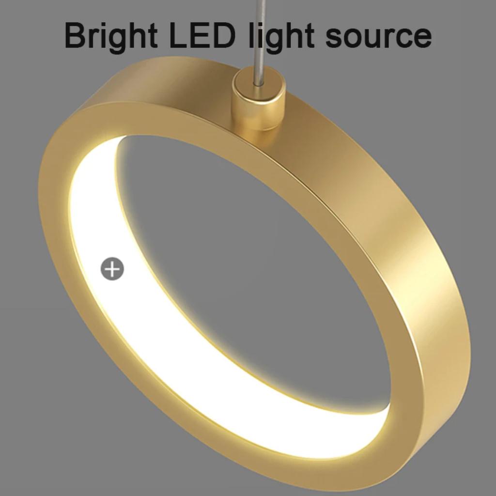 New Nordic LED Pendant Light Indoor Lighting Fixture - Bedroom Bedside Hanging Lamps