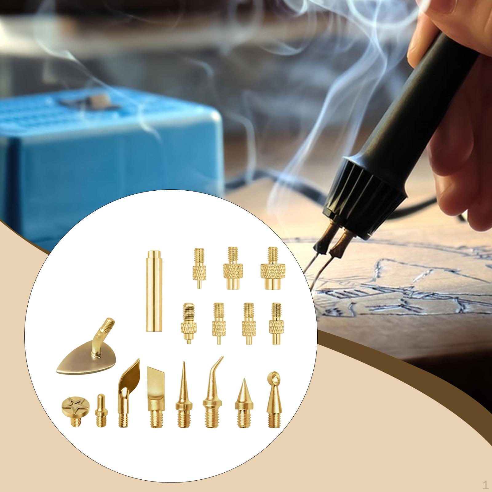 

17Pcs Soldering Iron Tips 3D Printer Smoothing Kit Printing Accessories Finishing Trimmer Heads