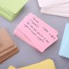 100 Teile/schachtel Kraft Papier Karte Farbe Leere Visitenkarte Nachricht Danke Karte