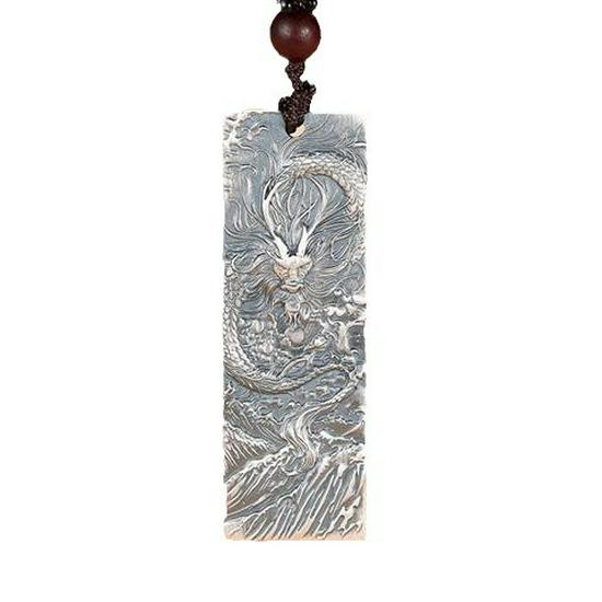 999 Sterling Silver Antique Bagua Zodiac Ox Pendant Necklace for Men, Women, Couples