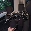 German High-End Car Seatbelt Shoulder Pads, a Pair of Anti-Neck-Strangling Plush Soft Car Interior Accessories, Creative and Cute