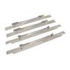 4PCS Stainless Steel Wind Guard for 36in Griddle Stable Combustion Adjustable Oven Wind Guard Shield for Home
