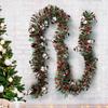 Hanging Xmas Tree Decor Ribbon Bright Color Christmas Snowflake Pendant Indoor Outdoor