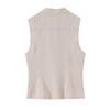 European and American style wholesale women's clothing fashion versatile temperament casual knot buckle vest + knot buckle shorts