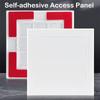 Self-adhesive Access Panel Door White Removable Opening Flap Cover Plate Plastic Hinged Access Hatch Doors Wall Ceiling